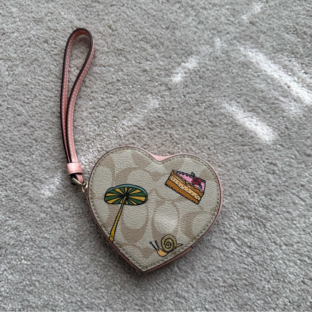 Coach x Observed by Us Signature Canvas Coin Purse